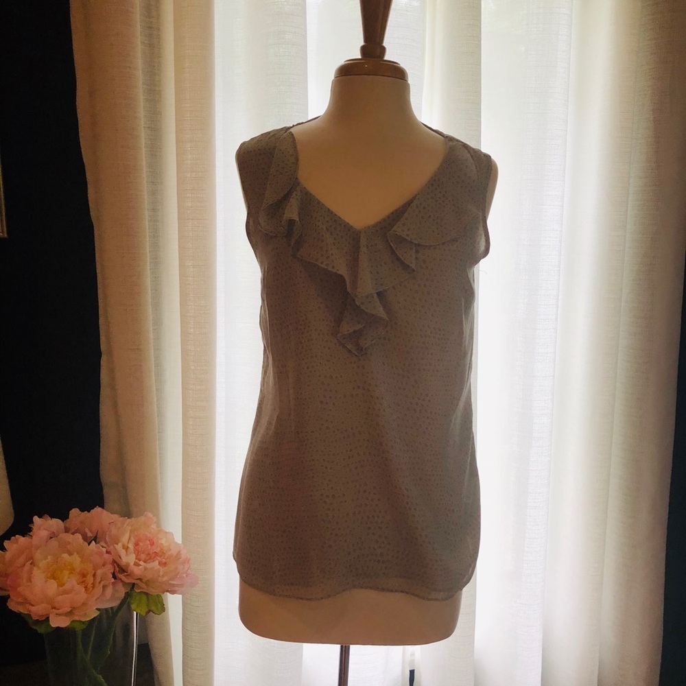 Banana Republic Sleeveless Top Grey 10P